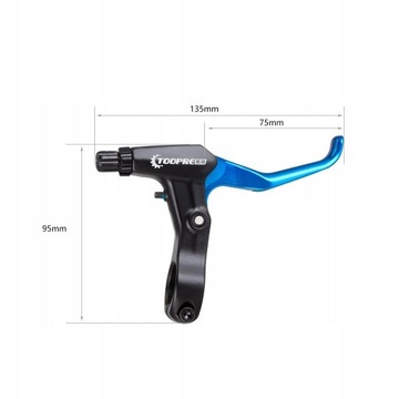 2 . Рычаги велосипедного тормоза слева и справа