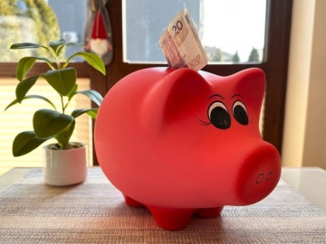 ДЕКОРАТИВНАЯ КЕРАМИЧЕСКАЯ СОПИЛКА XL РОЗОВАЯ 16х23 польское производство