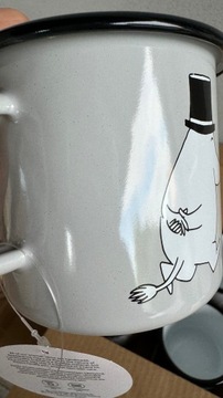МУМИНЫ Эмалированная кружка MOOMIN DAD MUURLA 370 мл OUTLET