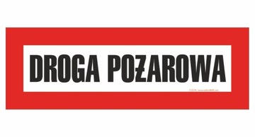 Znak DROGA POŻAROWA T232 230/680