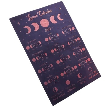 Календарь фаз Луны Подвесной лунный календарь 2024