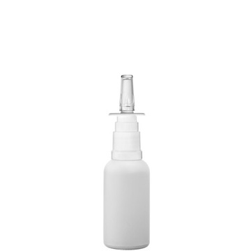 Butelka szklana 30ml biała z atomizerem do nosa spray