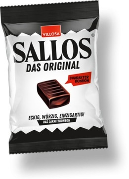 SALLOS CUKIERKI Z LUKRECJA 150G Z NIEMIEC ORYGINALNE NIEMIECKIE LUKRECJOWE