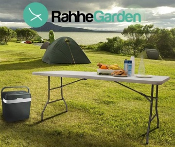 РАСШИРЯЕМЫЙ СТОЛ ДЛЯ БАНКЕТНОГО ОБСЛУЖИВАНИЯ, СКЛАДНОЙ, ТУРИСТИЧЕСКИЙ САД, 180 см