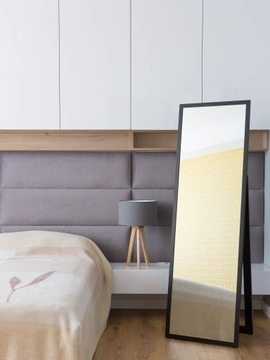 ЗЕРКАЛО НАСТАВНОЕ В УЗКОЙ РАМЕ 160х50 БЕЛОЕ или ЧЕРНОЕ