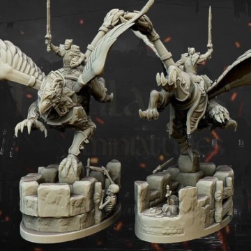 Highlands Miniatures Герой на Грифе