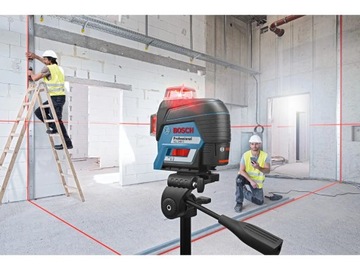 Линейный лазер Bosch GLL 3-80C + LR7 + аккумулятор GBA 12 В 2,0 Ач