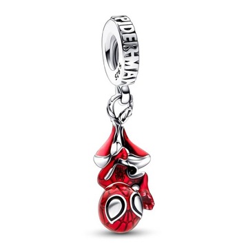 Charms-zawieszka wiszący Spider-Man na pandora