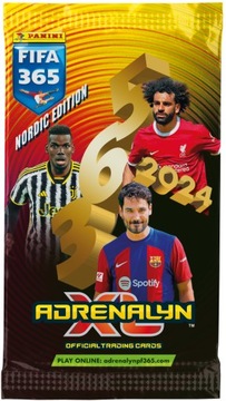 2024 FIFA 365 PANINI ADRENALYN XL KARTY PIŁKARSKIE SASZETKA NORDIC