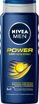 NIVEA Men Power Fresh гель для душа 500 мл