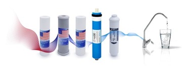 Фильтр для питьевой воды обратного осмоса WodaRO RO5 Eco + поставка картриджей