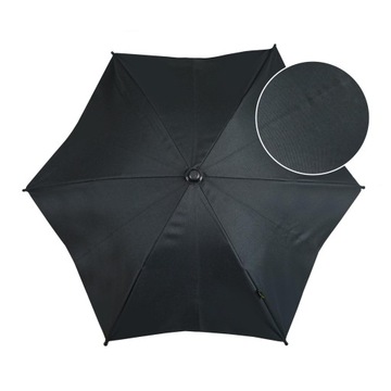 Parasolka do wózka uniwersalna czarny 70 cm Bomix