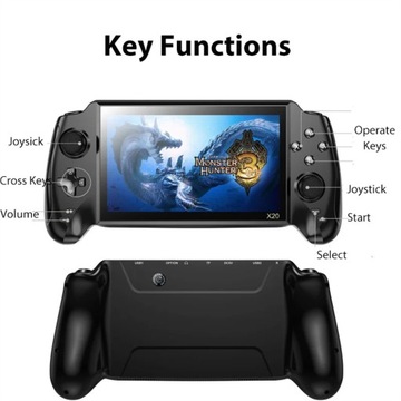Портативная игровая консоль X20 Retro, экран 7,0 дюйма, память 32 ГБ