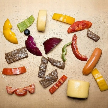 ТЕФЛОНОВЫЙ КОВРИК ДЛЯ ВЫПЕЧКИ ГРИЛЬ ПОДДОН ДЛЯ БАРБЕКЮ 40 x 33 см МНОГОРАЗОВЫЙ 12 ШТ.