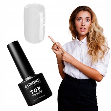 SUNONE TOP NO WIPE BEZ PRZEMYWANIA LAKIER UV LED