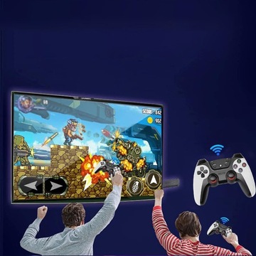 KONSOLA RETRO GRA TELEWIZYJNA BEZPRZEWODOWA HDMI +2PADY TV +30000 GIER