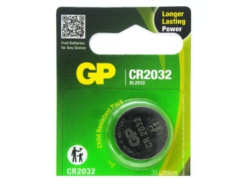 BATERIA CR2032 alkaliczna GP - 1 sztuka