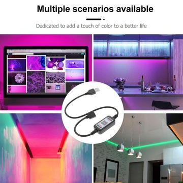 Умный светодиодный контроллер для ноутбука для освещения RGB-лент
