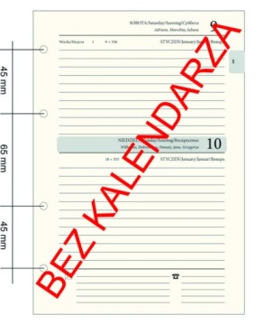 вставка для органайзера-планировщика А5