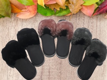 ТАПОЧКИ ЖЕНСКИЕ ТАПОЧКИ НА МЕХЕ *39* PL