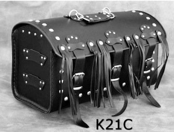 KUFER SKÓRZANY MOTOCYKLOWY 18L 21c +GRATIS