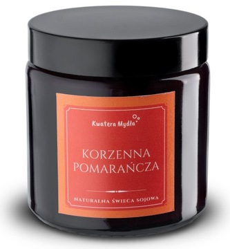 Świeca sojowa Korzenna pomarańcza 120 ml