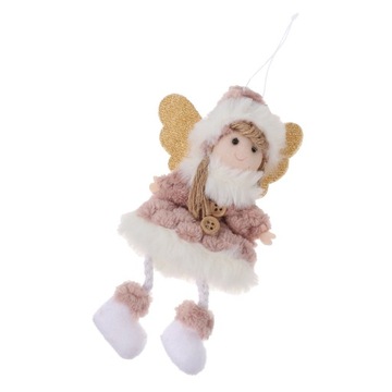 BOŻE NARODZENIE ANIOŁEK WISIOREK LALKA DZIECKO PLUSZ 2 SZT