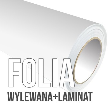 Folia Samoprzylepna Wylewana + laminat wylewany DRUK 1440 dpi