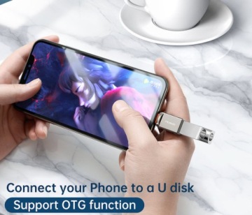 Lightning 8-контактный iPhone iPad — адаптер USB-A 3.0 OTG