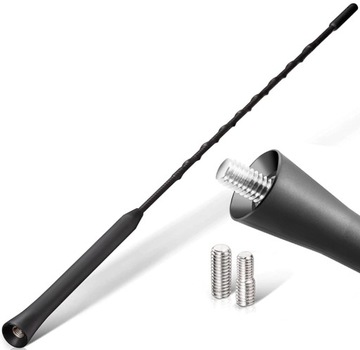 VW SKODA SEAT OPEL STOŽÁR ANTÉNNÍ BIČ ANTÉNA 40 CM M5 M6 UNIVERZÁL
