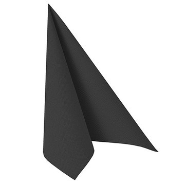 Serwetki Flizelinowe czarne Premium 40x40 - 50szt