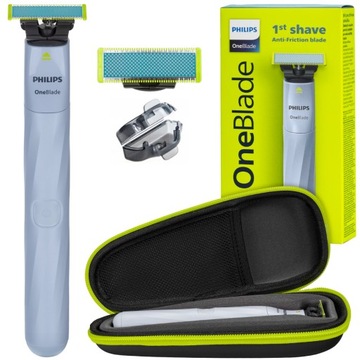 GOLARKA PHILIPS ONEBLADE FIRST SHAVE DLA NASTOLATKÓW TRYMER + ETUI