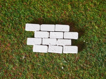 Кирпич гипсовый литой МАЛЕНЬКИЙ КИРПИЧ форма 01f