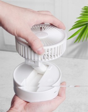 ВЕНТИЛЯТОР, НАСТОЛЬНЫЙ ВЕНТИЛЯТОР, СКЛАДНОЙ, С АККУМУЛЯТОРОМ USB