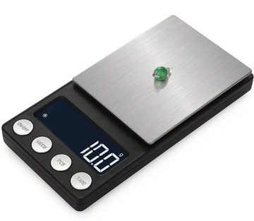 ТОЧНЫЕ ЭЛЕКТРОННЫЕ ЮВЕЛИРНЫЕ ВЕСЫ 500/0,01G ДИСПЛЕЙ С ПОДСВЕТКОЙ