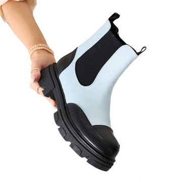 NIEBIESKIE BOTKI DAMSKIE USERRUS 37