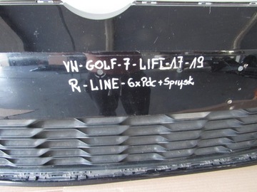 VW GOLF 7 R-LINE ЛИФТИНГ 2017-2019 ПЕРЕДНИЙ БАМПЕР