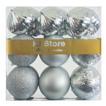 Busybee bombki bożonarodzeniowe, 20 sztuk, 8 cm