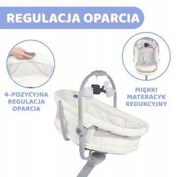 Chicco Baby Hug Air 4w1 Beige– wielofunkcyjne łóżeczko | leżaczek