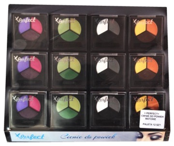 ТЕНИ ДЛЯ ВЕК PERFECT TRIPLE MATTE PEARL 12 ШТ.