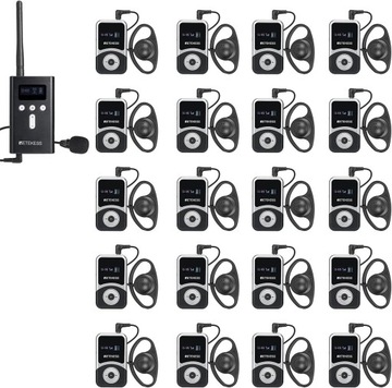 Retekess T130S Bezprzewodowy System audio, System Interpretacji, 100m