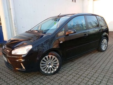 Ford C-MAX I 1.8 Duratec 125KM 2008 Ford C-MAX 1.8 PROSTA benzyna KLIMATRONIK kolor NAVI piekny czarny 1.8, zdjęcie 4
