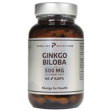 Miłorząb japoński Ginkgo Biloba ekstrakt 500 mg