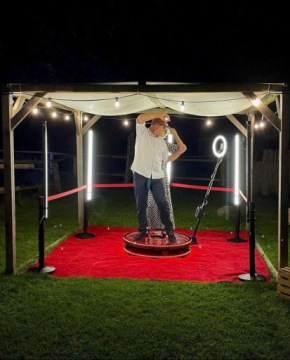 360 фотобудка Светодиодная видеобудка Применение