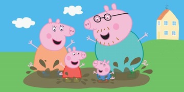 Ręcznik kąpielowy basen 70x140 Świnka Peppa
