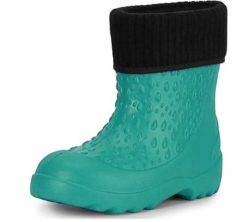 Детские резиновые сапоги, резиновые сапоги, Утепленная обувь, легкий польский ЭВА.