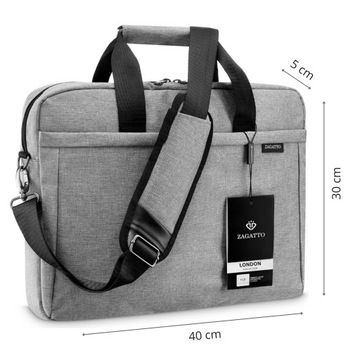 Сумка для ноутбука 17,3 дюйма, большая и вместительная сумка для ноутбука для мужчин и женщин ZAGATTO