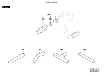Прокладка пылесоса BOSCH GAS35LAFC 200