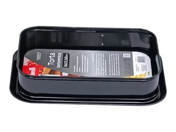 ПРЯМОУГОЛЬНЫЙ ПРОТИВЕНЬ ДЛЯ ВЫПЕЧКИ ТОРТОВ, СЪЕМНОЕ ДНО, 35Х23,5 СМ