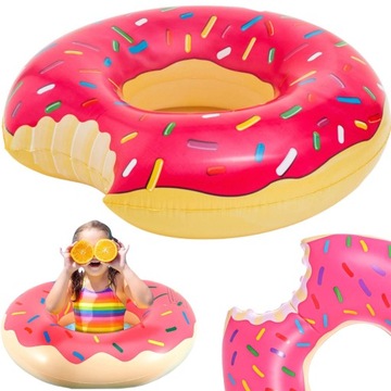 НАДУВНОЕ КОЛЕСО DONUT DONUT ЦВЕТНОЙ МАТРАС-ПОНЧИК ДЛЯ ДЕТЕЙ